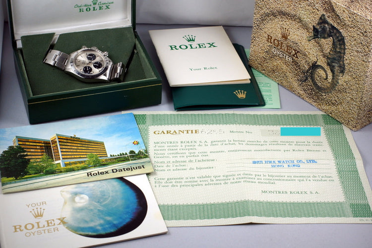 1972 Rolex Daytona 6265 Silver ROC Dial with Box and Papers