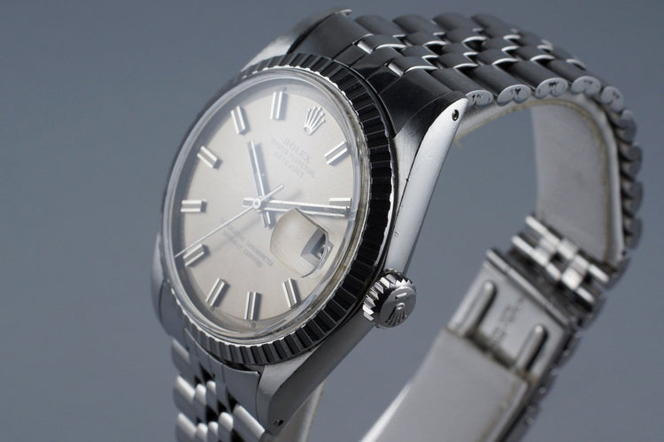 1971 Rolex DateJust 1603 with Gray ‘Wide Boy’ Sigma Dial