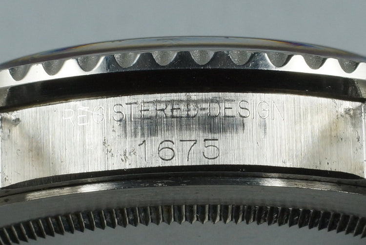 1968 Rolex GMT 1675 Mark I Dial with Fuchsia Bezel