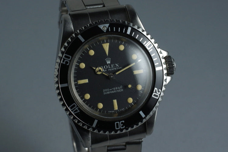 1967 Rolex Submariner 5513 Meters First