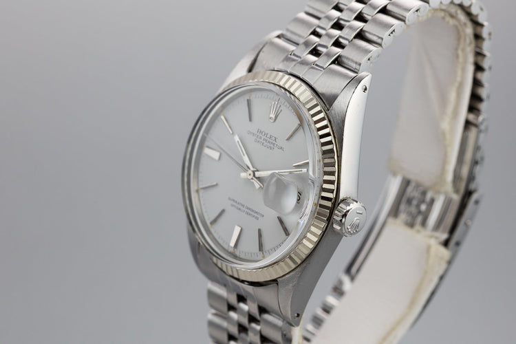 1968 Rolex DateJust 1601 White Dial