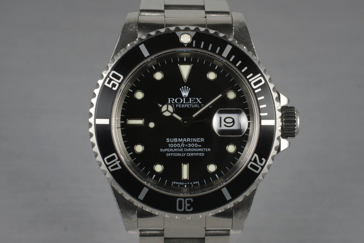 1997 Rolex Submariner 16610