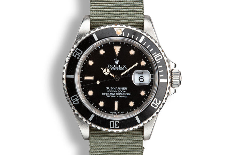 1989 Rolex Submariner 16610
