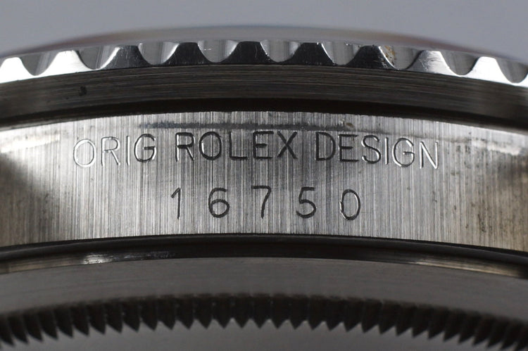 1988 Rolex GMT 16750 with Box and Papers