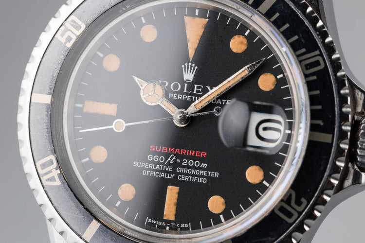 1971 Rolex Red Submariner 1680 with Mark 4 Dial