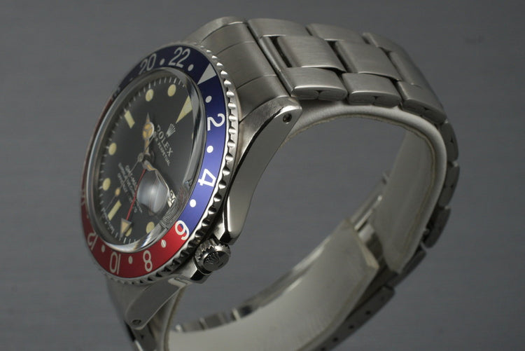 1967 Rolex GMT 1675 with Mark 1 Dial