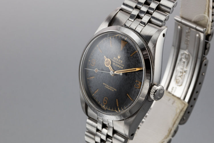 1958 Rolex Explorer 6610 Gilt Dial with "Night Sky" Patina