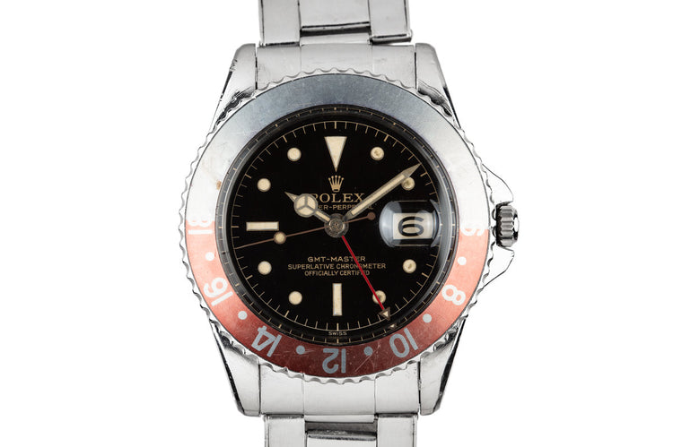1960 Rolex GMT-Master 1675 Gilt Dial