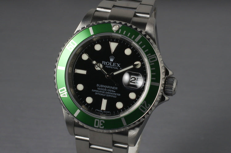 2009 Rolex Submariner 16610V with Box and Papers
