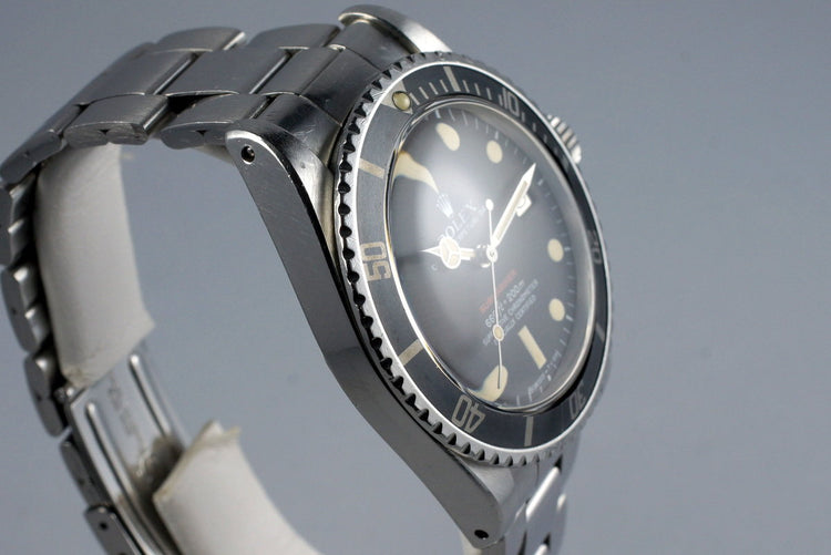 1971 Rolex Red Submariner 1680 Mark V Dial