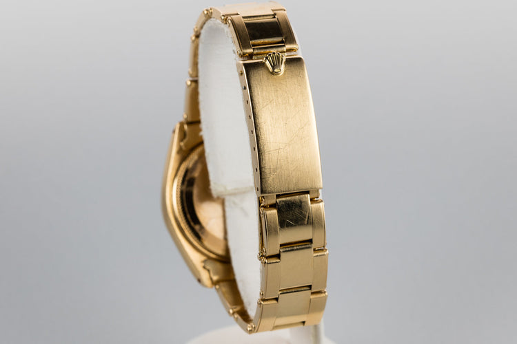 1979 Rolex 18K YG Midsize 31mm Datejust 6827