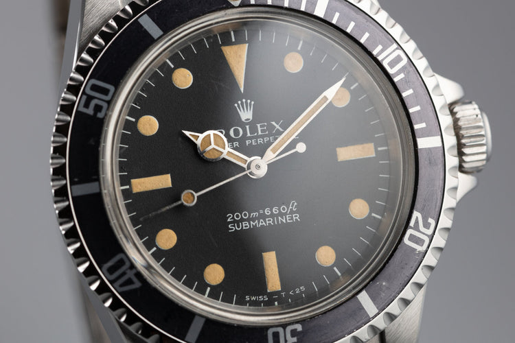 1967 Rolex Submariner 5513 with Meters First Dial