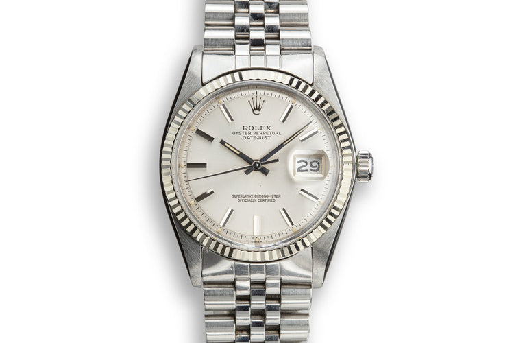 1975 Rolex DateJust 1601 Silver Dial