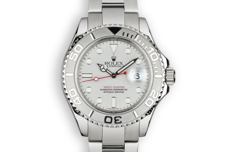 2003 Rolex Platinum Yacht-Master 16622 with Box and Papers