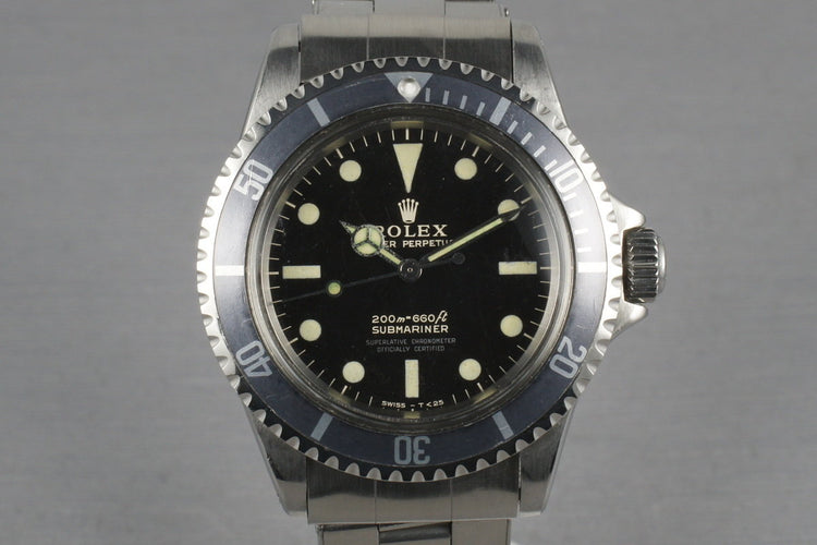 Rolex Submariner 5512 Gilt Dial with Box and Papers