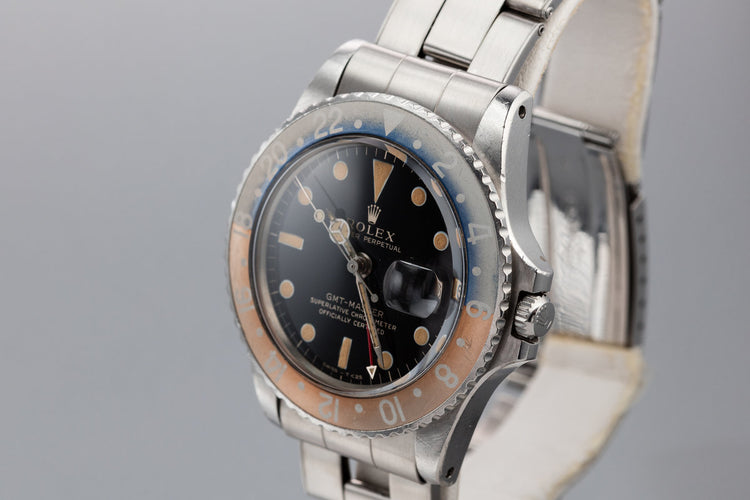 1966 Rolex GMT-Master 1675 with Faded "Pepsi" Bezel Insert