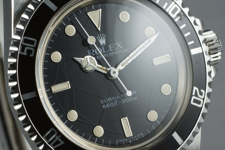 1985 Rolex Submariner 5513 with Spider Dial