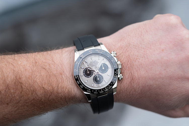 2017 Rolex 18K WG Daytona 116519 LN Silver Dial with Box and Papers