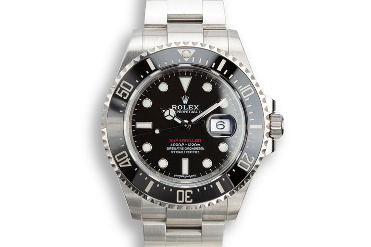 2018 Rolex Red Sea-Dweller 126600 with Box and Papers
