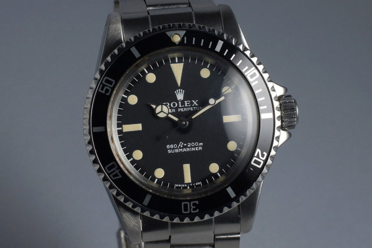 1970 Rolex Submariner 5513 with Serif Dial