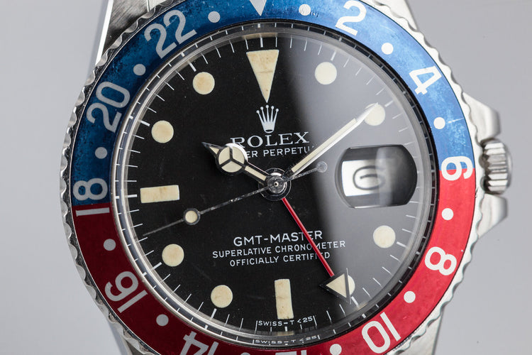 1977 ROlex GMT-Master 1675 with Box and Papers
