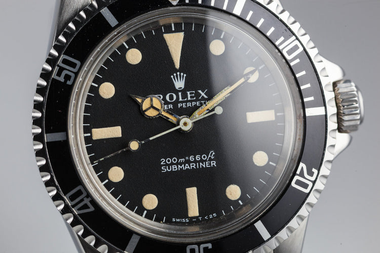 1966 Rolex Submariner 5513 with Meters First Dial
