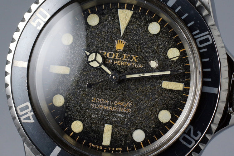1966 Rolex Submariner 5512 Tropical Gilt 4 Line Dial