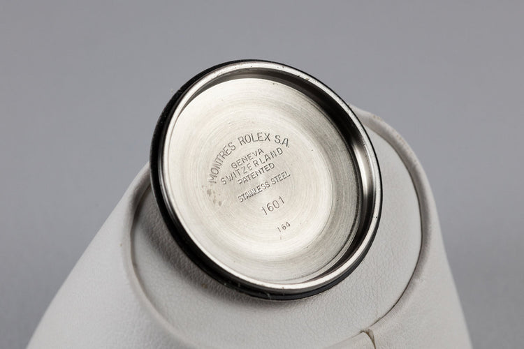 1964 Rolex DateJust 1601 with No Lume Silver Dial