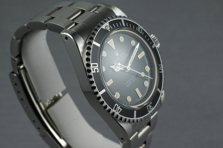 1985 Rolex Submariner 5513 with Spider Dial
