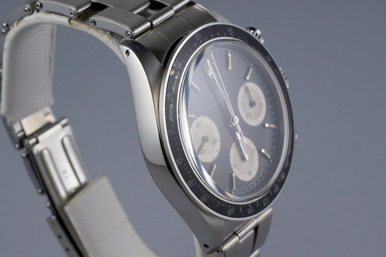 1975 Rolex Daytona 6263 Black Sigma Big Red Daytona Dial with RSC Papers