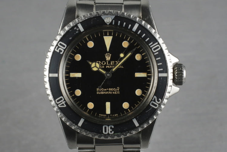 1964 Rolex Submariner 5513 PCG with Gilt Dial