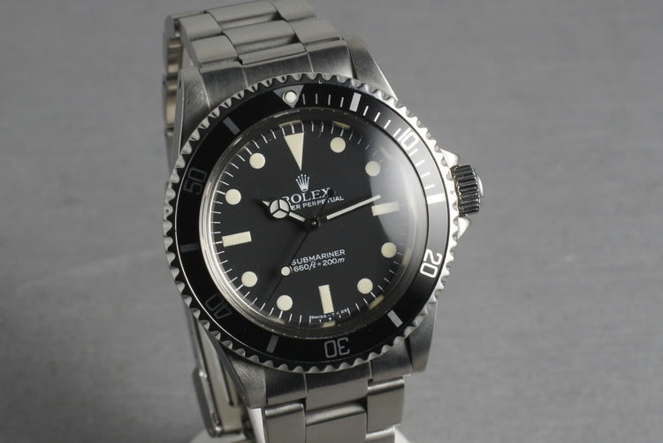Rolex Submariner 5513 Mark V maxi Dial
