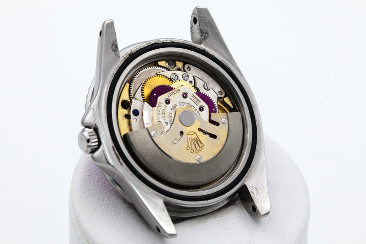 1963 Rolex GMT 1675 PCG Gilt UNDERLINE Dial with and Fuchsia Insert and Papers