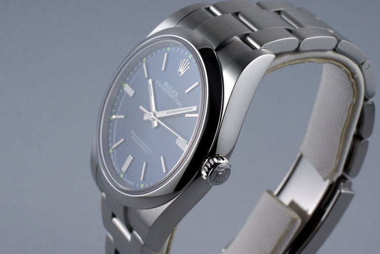 2015 Rolex Oyster Perpetual 114300 Blue Dial with Box