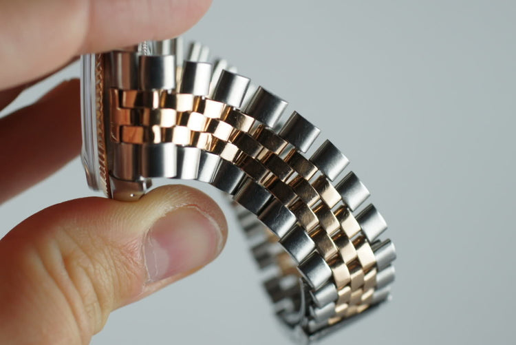 1967 Rolex Datejust Rose Gold and Stainless Steel 1601