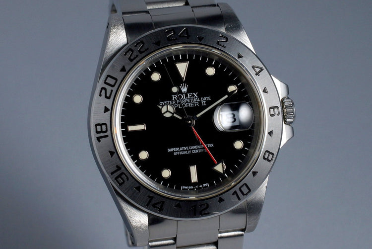 1995 Rolex Explorer II 16570 Black Dial