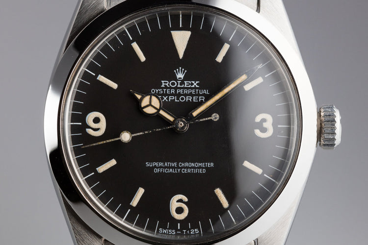 1969 Rolex Explorer 1016 Matte Dial with Double Punch Papers