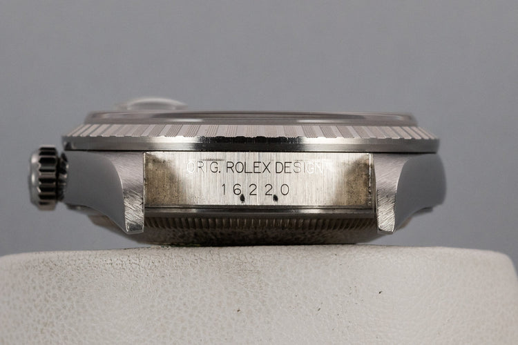 1997 Rolex DateJust 16220 Black Dial