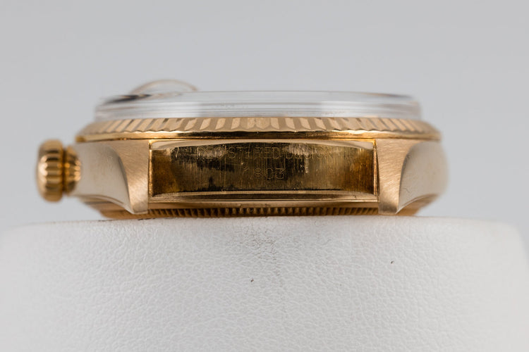 1970 Rolex 18k Day-Date 1803 with Matte Black Dial