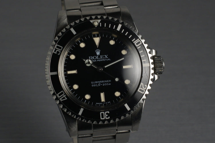 1985 Rolex Spider Dial Submariner 5513