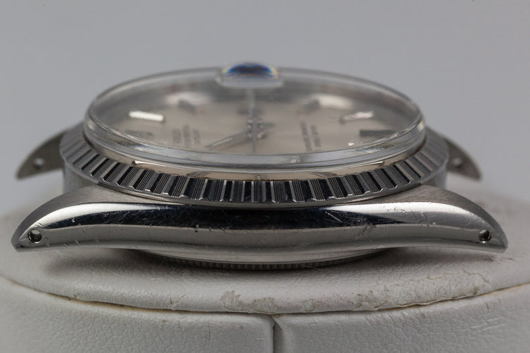 1973 Rolex DateJust 1603 Silver Dial with Service Papers