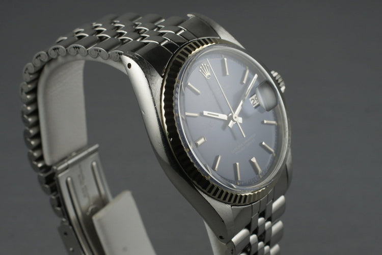 1972 Rolex DateJust 1601 Blue Sigma Dial