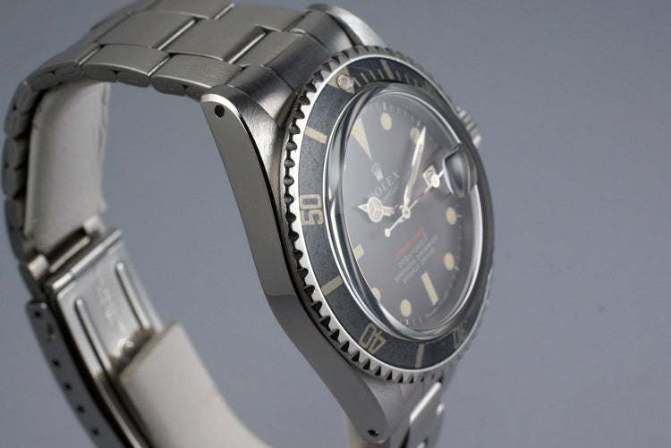 1969 Rolex Red Submariner 1680 BROWN Mark II Dial