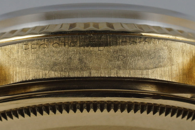 Vintage Rolex YG Datejust 1601