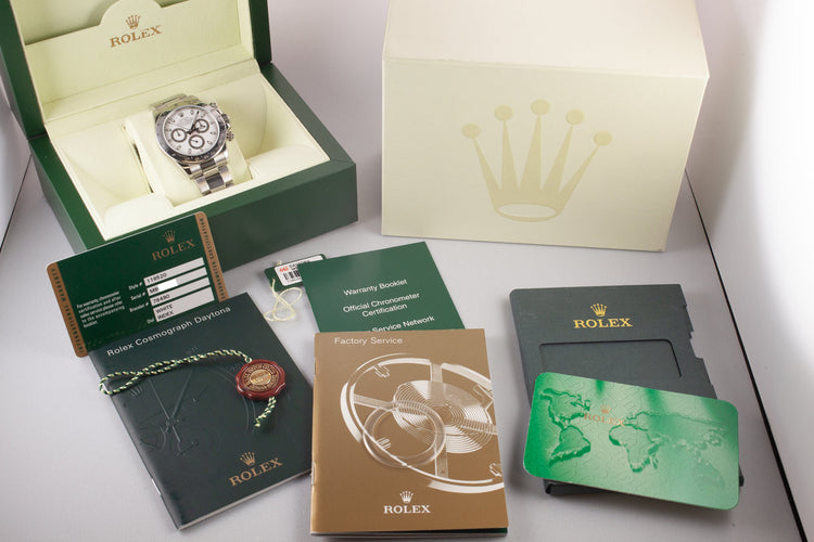 2007 Rolex Daytona 116520 White Dial with Box and Papers