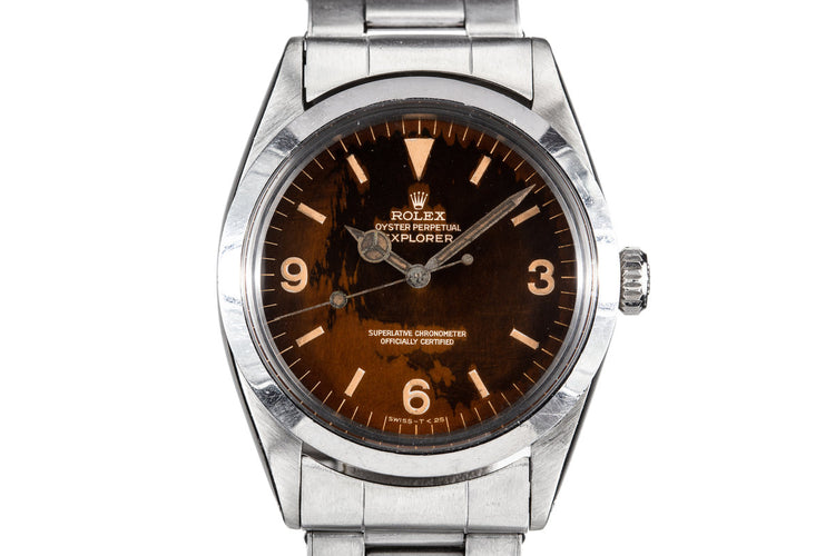 1966 Rolex Explorer I 1016 with Tropical Gilt Dial