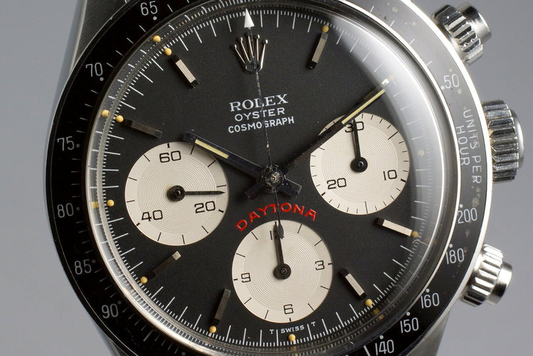 1975 Rolex Daytona 6263 Black Big Red Daytona Dial
