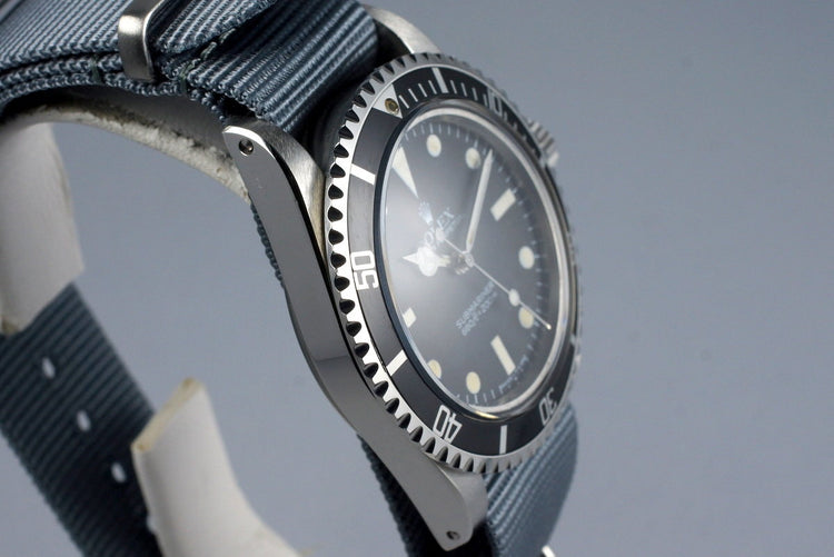 1983 Rolex Submariner 5513 Mark V Maxi Dial