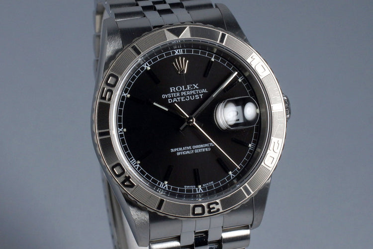 2003 Rolex DateJust 16264 Thunderbird with Box and Papers
