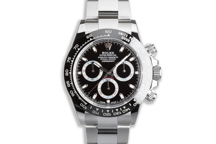 2021 Rolex Daytona 116500LN Black Dial with Box & Card